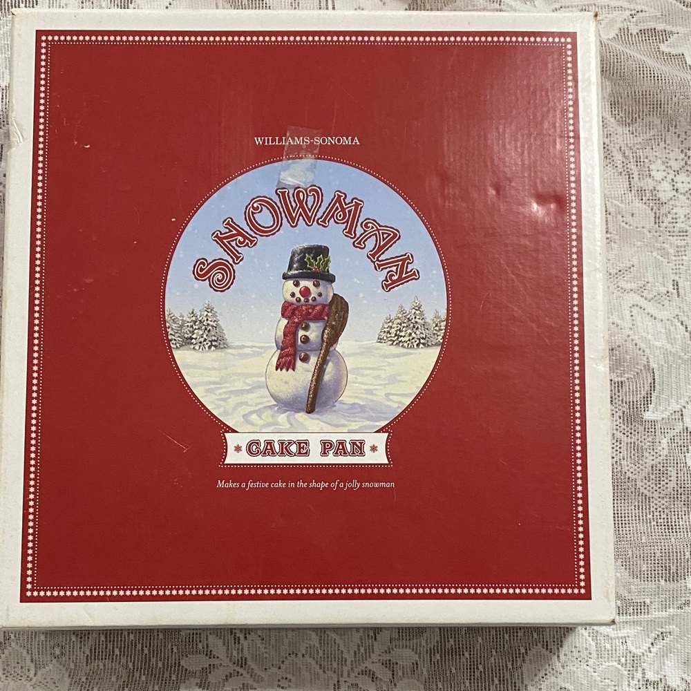 Like New Nordic Ware Snowman Pan from Williams - Sonoma